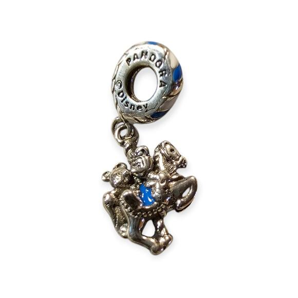 Disney Parks Pandora Mickey Mouse Minnie Mouse Carousel Dangle Charm 306 - Picture 1 of 2